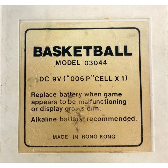 Vtg Conic Electronic Basketball Handheld Game Model 03044 Tested No Battery Door - Picture 6 of 7